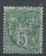 Lot N°83280   N°75, Oblitéré Cachet à Date De PARIS 113. "HOTEL DE VILLE" - 1876-1898 Sage (Tipo II)