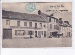 BORAN: Hôtel Du Lion Bleu, Hôtel Restaurant J. Quinqueton Pour Onces Et Banquets - Très Bon état - Boran-sur-Oise