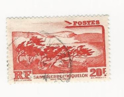 SPM-1947 -Série Courante-La Montagne - N° 342 Oblitéré - Usados