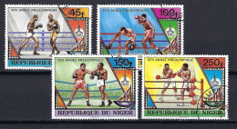 NIGER Komplettsatz Mi-Nr. 673 - 676 Vorolympisches Jahr Gestempelt - Siehe Bild - Niger (1960-...)