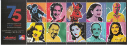2021 Philippines  "Living Legends" Science Film Bowling Basketball Miniature Sheet Of 10  MNH - Filippine