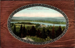 CPA New York USA, Hudson River, Westlicher Punkt Von Fort Putnam - Sonstige & Ohne Zuordnung