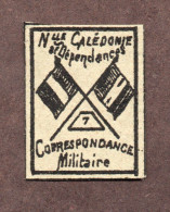 Nouvelle Calédonie Franchise Militaire N°4 N** LUXE Cote 150 Euros !!!RARE - Nuovi