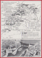 Maroc. Carte économique. Barrage D'Im-Fout. Larousse 1960. - Historical Documents