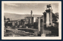 Grèce. Athènes. Le Céramique (quartier Des Potiers). Cimetière à L'extérieur Du Céramique Avec Stèles Et Monuments. 1934 - Grèce