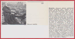 Edouard Alfred Martel. Spéléologue Français. Larousse 1960. - Historische Dokumente