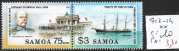 SAMOA 713-14 ** Côte 10 € - Samoa