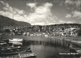 11643378 Ascona TI Hafen Panorama Lago Maggiore Ascona - Sonstige & Ohne Zuordnung