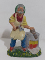 I117154 Pastorello Presepe - Statuina In Celluloide - Fabbro - Cm 10 - Weihnachtskrippen