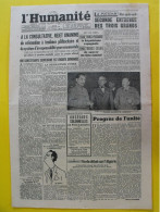 Journal  L'Humanité Du 19 Juillet1945. Guerre Franco Truman Staline Churchill épuration Gautherie David - Guerra 1939-45