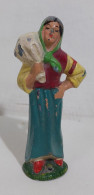 I117157 Pastorello Presepe - Statuina In Celluloide - Donna - Cm 10 - Weihnachtskrippen