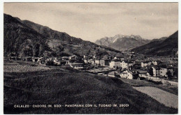 CALALZO DI CADORE - PANORAMA CON IL TUDAIO - BELLUNO - 1952 - Formato Piccolo - Belluno