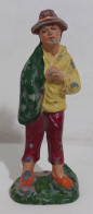 I117163 Pastorello Presepe - Statuina In Celluloide - Viandante - Cm 10 - Christmas Cribs