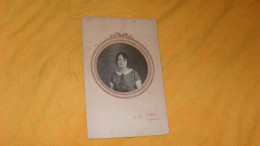 PHOTO ANCIENNE DATE ?.. / PORTRAIT JEUNE FEMME...G. A. NOURY NEUFCHATEL - Anonieme Personen