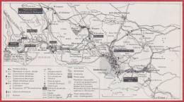 La Région De Marseille. Carte économique. Bouches Du Rhône (13). Larousse 1960. - Documenti Storici