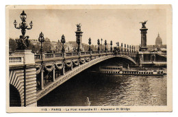 (75) Paris. Pont Alexandre III (1) 1939 & (2) 1943 - Other Monuments