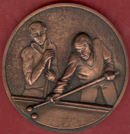 ** MEDAILLE  JOUEURS  BILLARD ** - Biljart