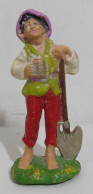 I117166 Pastorello Presepe - Statuina In Celluloide - Viandante - Cm 10 - Christmas Cribs