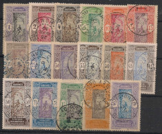 DAHOMEY - 1913-17 - N°YT. 43 à 59 - Série Complète - Oblitéré / Used - Used Stamps