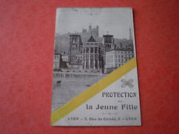 Lyon, Protection De La Jeune Fille (association Catholique) LYON Gare Pour St Pierreville, Ardèche.1914 - Andere & Zonder Classificatie