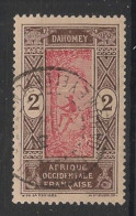 DAHOMEY - 1913-17 - N°YT. 44 - Cocotier 2c Brun - Oblitéré / Used - Gebraucht