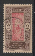 DAHOMEY - 1913-17 - N°YT. 44 - Cocotier 2c Brun - Oblitéré / Used - Used Stamps