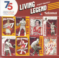 2021 Philippines Jaworski Basketball "living Legend" Miniature Sheet Of 8  MNH - Philippines