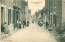 22-SAINT JACUT DE LA MER-LA GRANDE RUE-OBLITERATION MILITAIRE ARMEE BELGE - Saint-Jacut-de-la-Mer