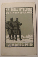 Lwow.Lemberg.1916.E.Kutzer.Kriegsausstellung Der K.u.K. II Armee.Armeekommando Stamp.Poland.Ukraine. - Ukraine