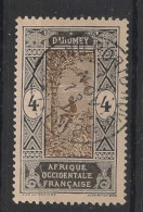 DAHOMEY - 1913-17 - N°YT. 45 - Cocotier 4c Noir - Oblitéré / Used - Used Stamps