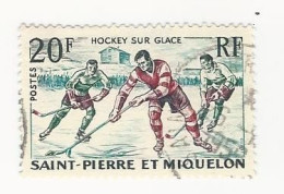 SPM-1959 -Hockey Sur Glace - N° 360 Oblitéré - Gebraucht