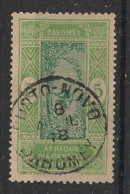 DAHOMEY - 1913-17 - N°YT. 46 - Cocotier 5c Vert-jaune - Oblitéré / Used - Usati