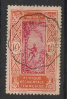 DAHOMEY - 1913-17 - N°YT. 47 - Cocotier 10c Rouge-orange - Oblitéré / Used - Usati