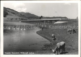 11643082 Willerzell Viadukt Kuehe Einsiedeln Willerzell - Sonstige & Ohne Zuordnung