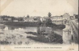 Châlons-sur-Marne - La Marne Et Le Quartier Sainte Prudentienne - Châlons-sur-Marne