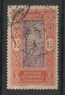 DAHOMEY - 1913-17 - N°YT. 48 - Cocotier 15c Brun-orange - Oblitéré / Used - Usados