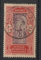 DAHOMEY - 1913-17 - N°YT. 48 - Cocotier 15c Brun-orange - Oblitéré / Used - Oblitérés