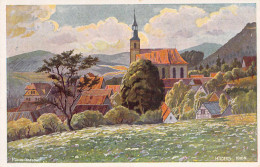 Die Rhön Nach Aquarellen Von P.Schmiegelow Nr.15 Hilders - Autres & Non Classés