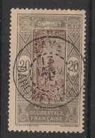 DAHOMEY - 1913-17 - N°YT. 49 - Cocotier 20c Gris Et Brun-rouge - Oblitéré / Used - Gebruikt