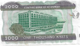 Billet, Myanmar, 1000 Kyats - Sonstige – Asien