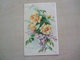 Carte Postale Ancienne Gaufrée CATHARINA KLEIN Bouquet - Klein, Catharina