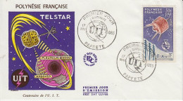 Polynesie Française UIT/ITU 1v FDC 1965 (OO165) - Oceanía