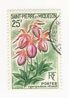 SPM-1962 -Fleurs - N° 362 Oblitéré - Gebraucht