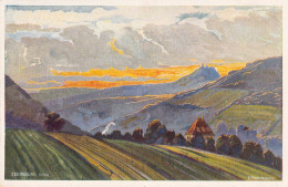 Die Rhön Nach Aquarellen Von P.Schmiegelow Nr.20 Fuldatal Mit Ebersburg - Other & Unclassified