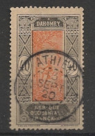 DAHOMEY - 1913-17 - N°YT. 53 - Cocotier 40c Gris Et Rouge - Oblitéré / Used - Gebruikt