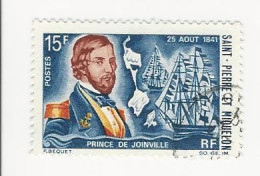 SPM-1968 -Célébrités. Prince De Joinville - N° 382 Oblitéré - Used Stamps