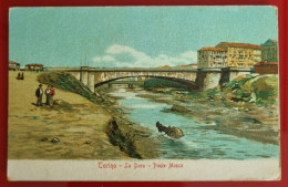 CPA Non Circulée - DISEGNO - ITALIA, TORINO, LA DORA, PONTE MOSCA - Bruggen