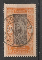 DAHOMEY - 1913-17 - N°YT. 58 - Cocotier 2f Orange Et Brun - Oblitéré / Used - Used Stamps