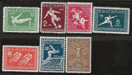 Bulgaria      .  Y&T      .  224/230        .   *      .     Mint-hinged - Ungebraucht