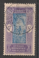 DAHOMEY - 1913-17 - N°YT. 59 - Cocotier 5f Violet Et Bleu - Oblitéré / Used - Oblitérés